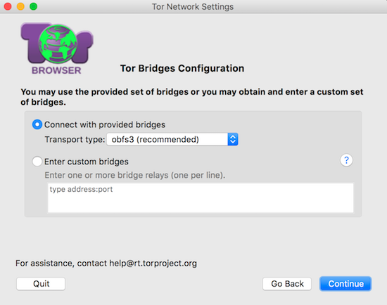 transmission tor browser mac